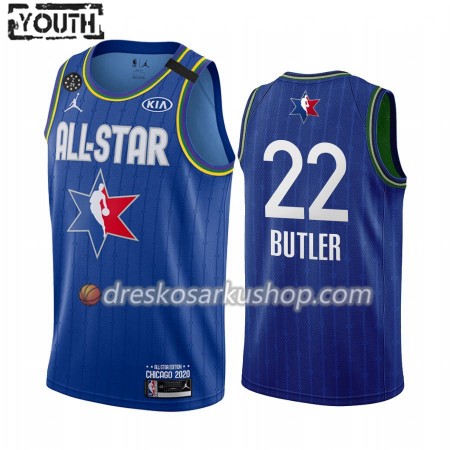 Dječji NBA Dres Miami Heat Jimmy Butler 22 2020 All-Star Jordan Brand Plava Swingman